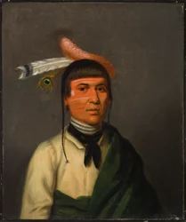 No-Tin (Wind), ein Chippewa-Häuptling
